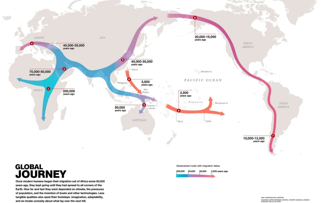 Aparición del homo sapiens sapiens y las migraciones fuera de áfrica
