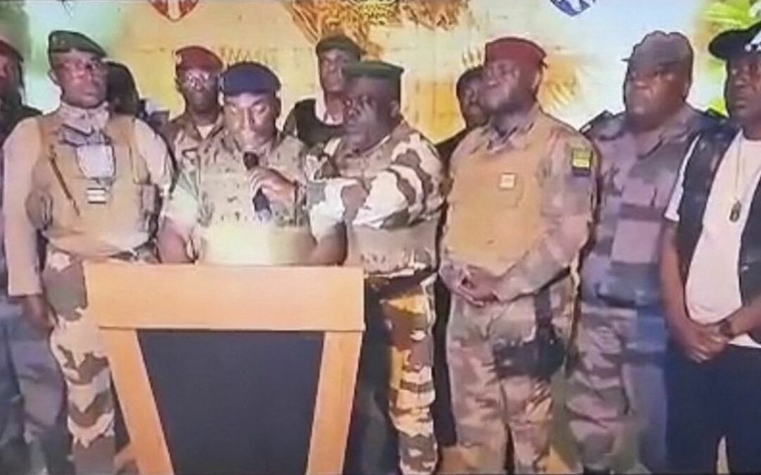 Le Gabon les militaires on pris le pouvoir
